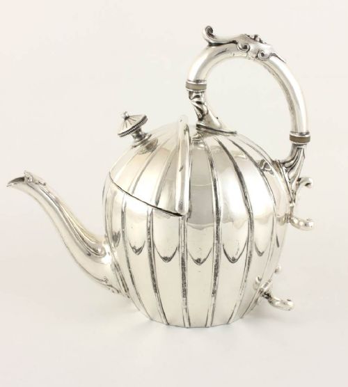 James Dixon Silver Plate Syp Simple Yet Perfect Melon Teapot.