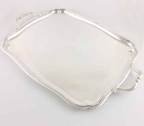 Large Christofle Silver Plated Serving Tray.