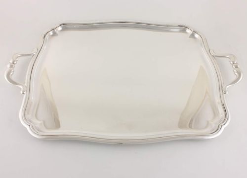 fig 2. Large Christofle Silver Plated Serving Tray.