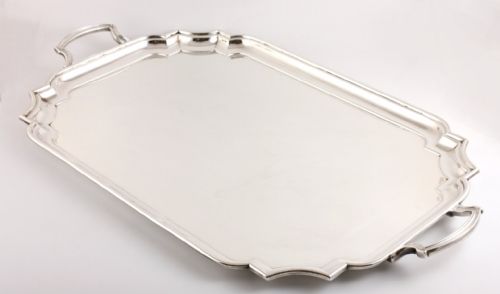 Large Garrard & Co Silver Plated Tray.