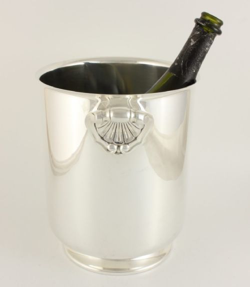 fig 1. Christofle Champagne Wine Cooler.