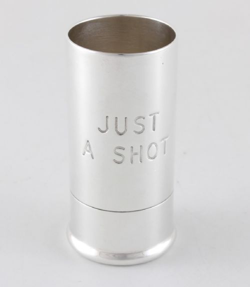 Just a Shot Shotgun Cartridge Spirit Measure Jigger.