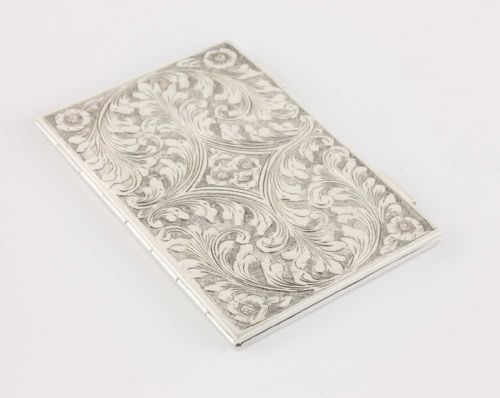 fig 2. Italian Silver Folding Picture Frame. Baglioni Palace Florence.