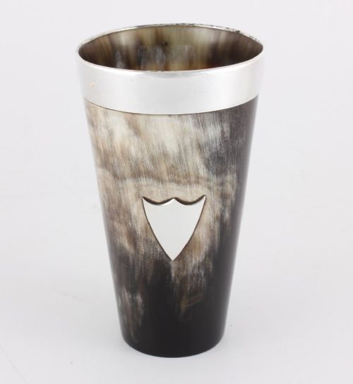 fig 1. Horn Beaker by Mappin & Webb