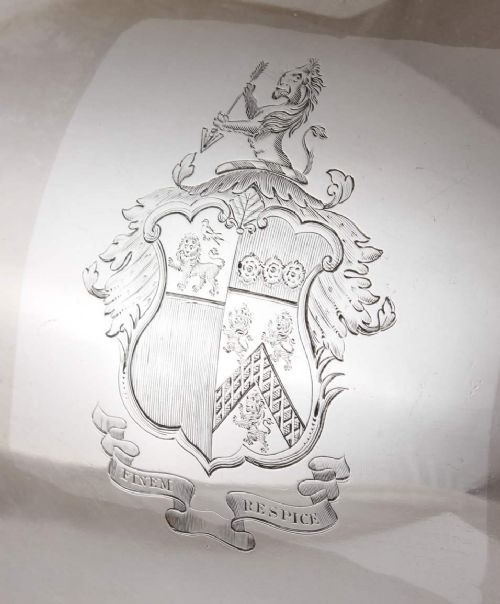 fig 2. Henry Wilkinson X Large Old Sheffield Plate Turkey Meat Dome.