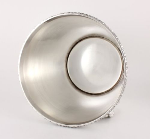 SILVER PLATE LION RING HANDLE CHAMPAGNE WINE COOLER BUCKET - ADDITIONAL PHOTO 11