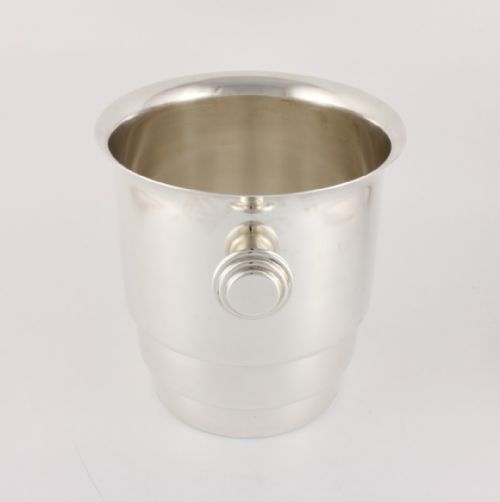 fig 1. Art Deco Silver Plated Champagne Wine Cooler.