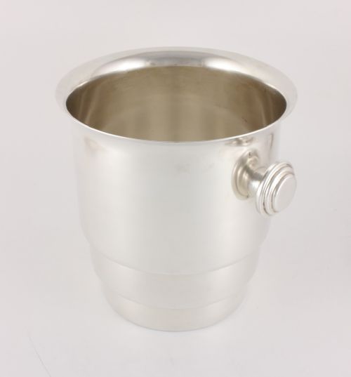 fig 2. Art Deco Silver Plated Champagne Wine Cooler.