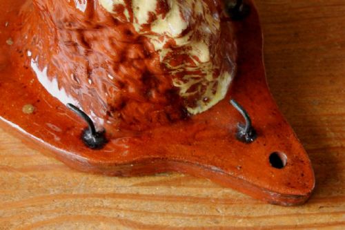 fig 1. French Bavent Terracotta Deer Key Hook.