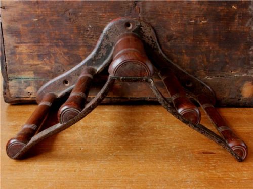 fig 3. 4 Antique Saddle Harness Tack Racks By Musgrave & Co.