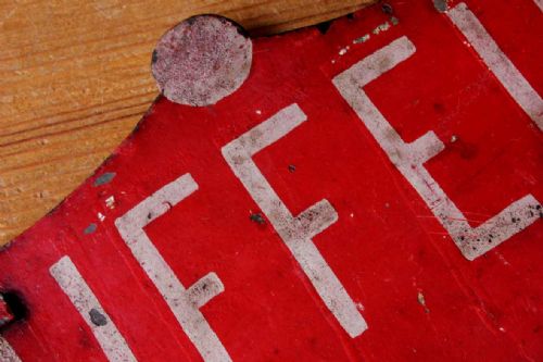 fig 2. French Coiffeur Hairdresser Metal Sign. 