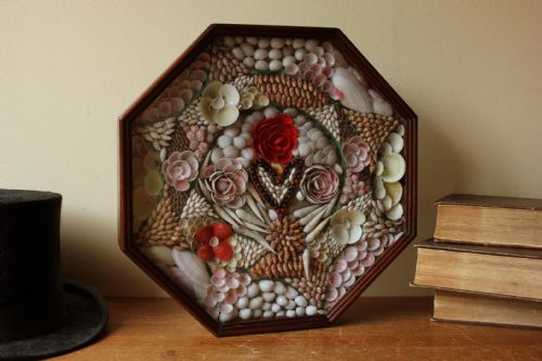 fig 1. Antique Sailor's Shell Valentine.