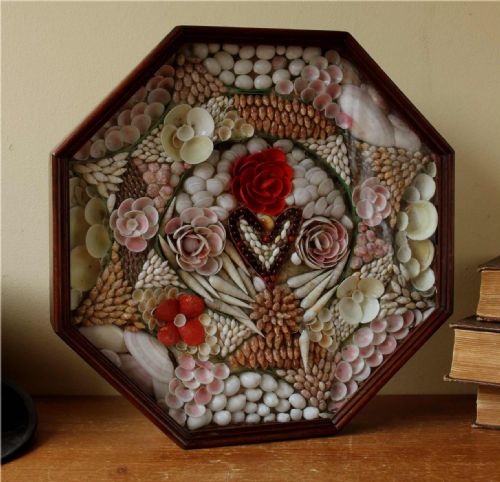 fig 2. Antique Sailor's Shell Valentine.