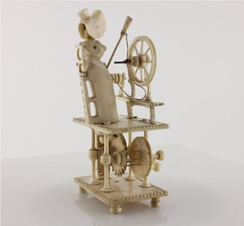 fig 2. Napoleonic Prisoner of War Bone Spinning Jenny. c1810.