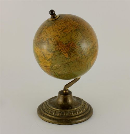 Antique 6 Inch Philips Terrestrial Globe.