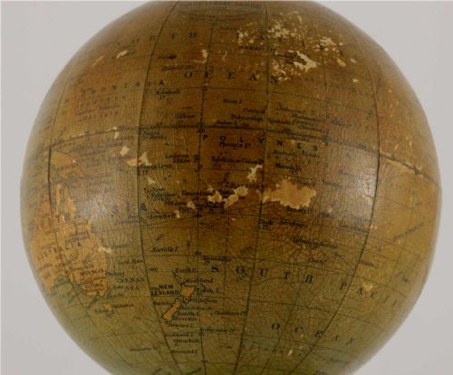 fig 2. Antique 6 Inch Philips Terrestrial Globe.