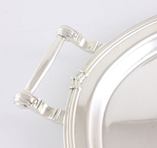 fig 2. Vintage Harrods Art Deco Silver Plated Cocktail Bar Tray.