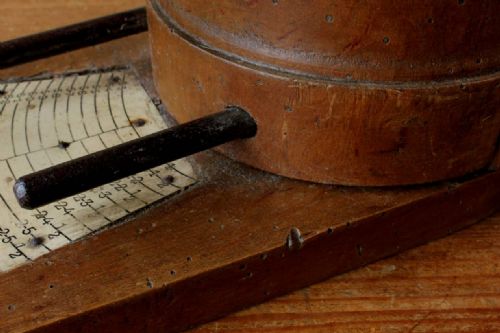 fig 2. Milliner's Wood Mechanical Hat Stretcher Sizer.