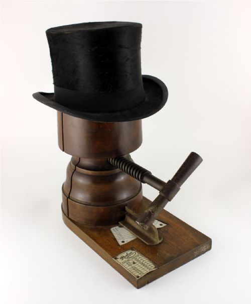 fig 2. Antique Reslaw Mechanical Milliner's Hat Sizer Block.