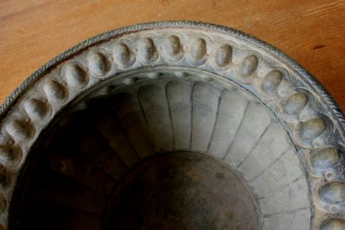 ANTIQUE COPPER TABLE BOWL 18TH CENTURY ITALIAN WINE CISTERN JARDINIERE - ADDITIONAL PHOTO 9