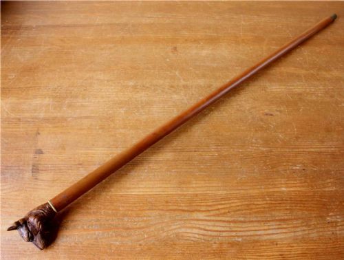BLACK FOREST ARTICULATED ALSATIAN GERMAN SHEPHERD DOG WALKING STICK CANE - ADDITIONAL PHOTO 10