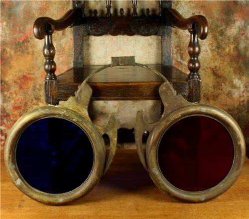 LARGE ANTIQUE OPTICIAN'S SHOP SIGN OPTOMETRIST SPECTACLES GLASSES - ADDITIONAL PHOTO 2