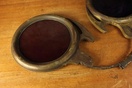 LARGE ANTIQUE OPTICIAN'S SHOP SIGN OPTOMETRIST SPECTACLES GLASSES - ADDITIONAL PHOTO 11
