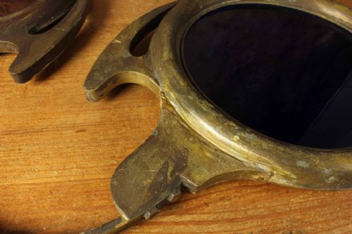 LARGE ANTIQUE OPTICIAN'S SHOP SIGN OPTOMETRIST SPECTACLES GLASSES - ADDITIONAL PHOTO 14