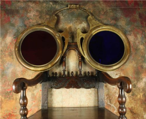 LARGE ANTIQUE OPTICIAN'S SHOP SIGN OPTOMETRIST SPECTACLES GLASSES - ADDITIONAL PHOTO 24