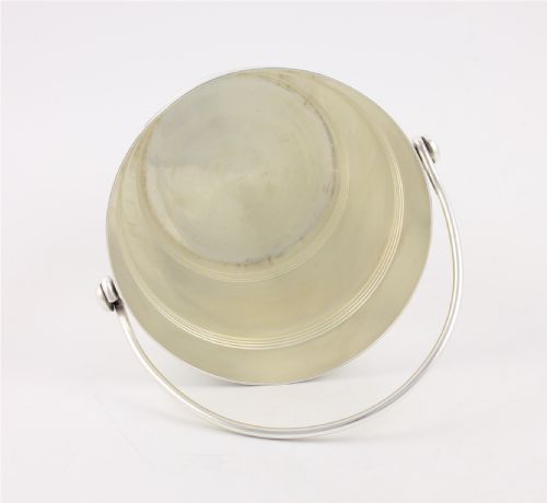 ANTIQUE SILVER PLATED FRENCH ICE BUCKET CHRISTOFLE GALLIA PAIL C1940 - ADDITIONAL PHOTO 6