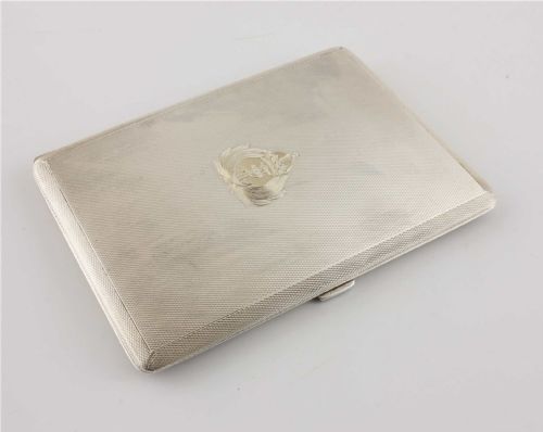 SILVER ROYAL NAVY WW2 CIGARETTE CASE MILITARY SOUTH AFRICAN NAVAL FORCE - ADDITIONAL PHOTO 14