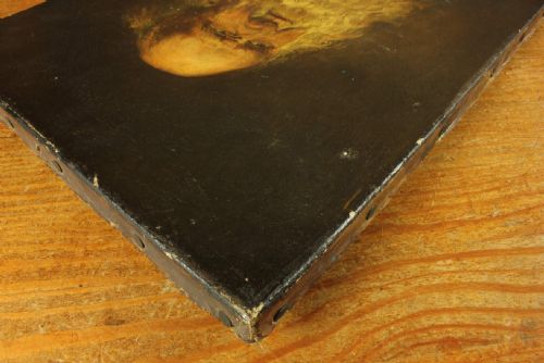 ANTIQUE BEARDED GENTLEMAN OIL PAINTING OLD MAN BEARD PORTRAIT 1913 - ADDITIONAL PHOTO 17