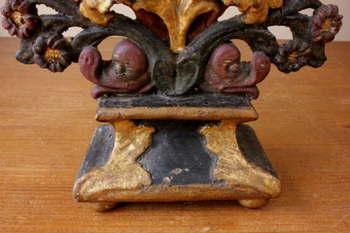 ITALIAN RELIQUARY MIRROR RELIGIOUS SACRED FLAMING HEART MIRROR C1800 - ADDITIONAL PHOTO 6