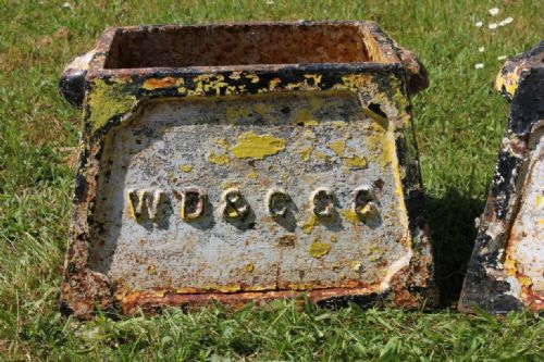 TWO CAST IRON WEYMOUTH DORCHESTER GOLF CLUB HOLE MARKERS PLANTERS C1893 - ADDITIONAL PHOTO 12