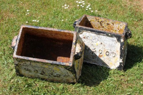 TWO CAST IRON WEYMOUTH DORCHESTER GOLF CLUB HOLE MARKERS PLANTERS C1893 - ADDITIONAL PHOTO 14