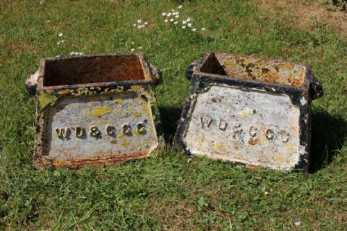 TWO CAST IRON WEYMOUTH DORCHESTER GOLF CLUB HOLE MARKERS PLANTERS C1893 - ADDITIONAL PHOTO 24