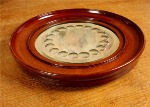PAIR VICTORIAN SORCERER'S MIRRORS ANTIQUE ROUND CONVEX WITCH'S MIRROR - ADDITIONAL PHOTO 14