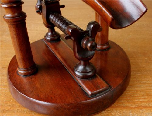 MAHOGANY CHAMPAGNE POURER CRADLE REGENCY WOODEN BOTTLE HOLDER C1820 - ADDITIONAL PHOTO 5