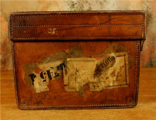 ANTIQUE LEATHER MULTI TOP HAT BOX LINCOLN BENNETT STORAGE CASE JEW - ADDITIONAL PHOTO 8