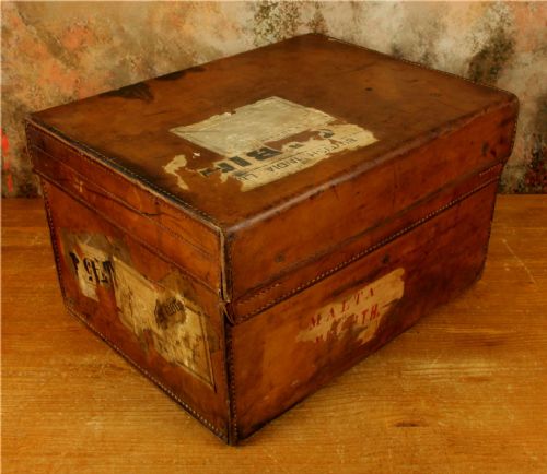 ANTIQUE LEATHER MULTI TOP HAT BOX LINCOLN BENNETT STORAGE CASE JEW - ADDITIONAL PHOTO 9