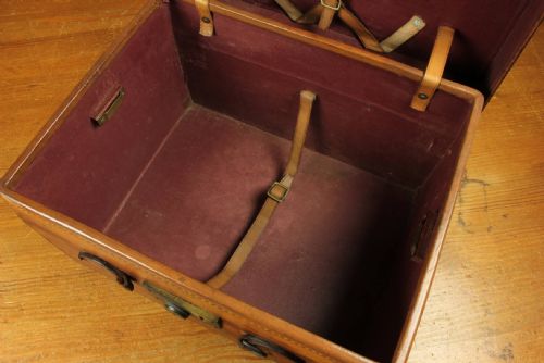 ANTIQUE LEATHER MULTI TOP HAT BOX LINCOLN BENNETT STORAGE CASE JEW - ADDITIONAL PHOTO 14