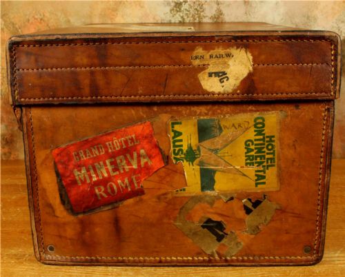ANTIQUE LEATHER MULTI TOP HAT BOX LINCOLN BENNETT STORAGE CASE JEW - ADDITIONAL PHOTO 18