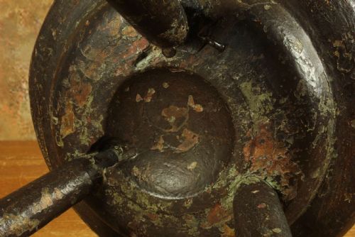 ANTIQUE WELSH MILKING STOOL CHEESE TOP COUNTRY FURNITURE - ADDITIONAL PHOTO 6