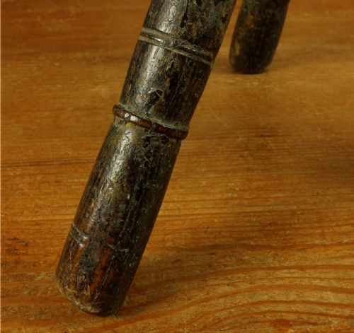 ANTIQUE WELSH MILKING STOOL CHEESE TOP COUNTRY FURNITURE - ADDITIONAL PHOTO 20
