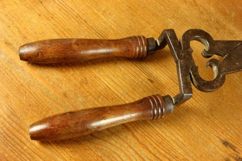 ANTIQUE LARGE PAIR GARDENING SHEARS 18TH CENTURY FRENCH GARDENER'S TOOL - ADDITIONAL PHOTO 7