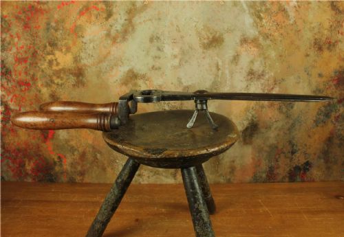 ANTIQUE LARGE PAIR GARDENING SHEARS 18TH CENTURY FRENCH GARDENER'S TOOL - ADDITIONAL PHOTO 11