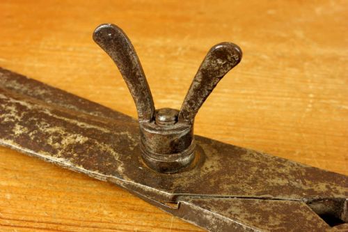 ANTIQUE LARGE PAIR GARDENING SHEARS 18TH CENTURY FRENCH GARDENER'S TOOL - ADDITIONAL PHOTO 18