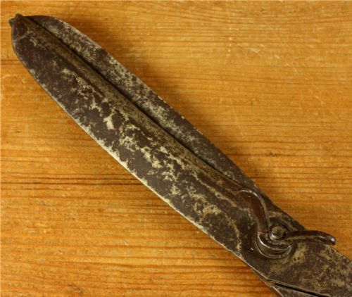 ANTIQUE LARGE PAIR GARDENING SHEARS 18TH CENTURY FRENCH GARDENER'S TOOL - ADDITIONAL PHOTO 19