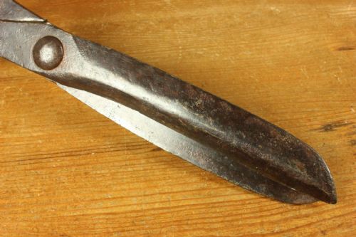 ANTIQUE LARGE PAIR GARDENING SHEARS 18TH CENTURY FRENCH GARDENER'S TOOL - ADDITIONAL PHOTO 21