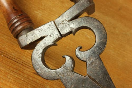 ANTIQUE LARGE PAIR GARDENING SHEARS 18TH CENTURY FRENCH GARDENER'S TOOL - ADDITIONAL PHOTO 22